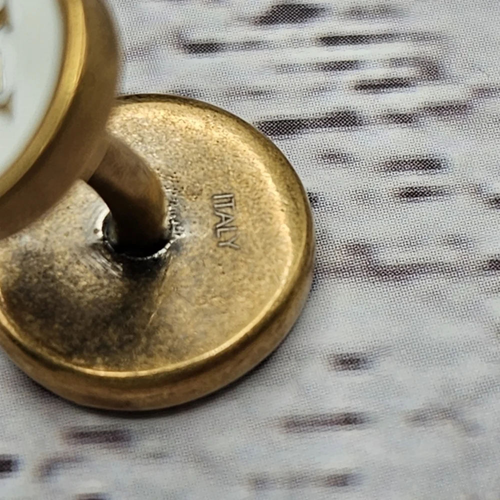 Louis Vuitton Cuff Link set with Damier Ebene Case
